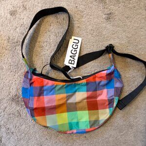 NWT Baggu Madras Crescent